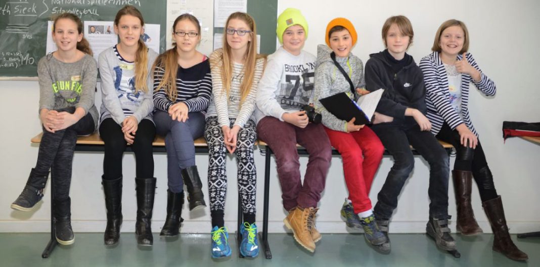 projekttage-2015_02 Das Redaktionsteam des Pralympischen Tages 2015 der Mary-Poppins Grundschule