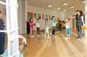 Pralympischer Tag 2015 der Mary-Poppins Grundschule, Goalball