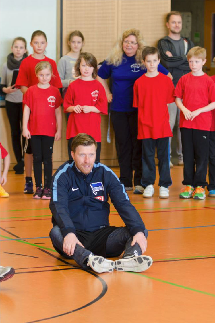 Pralympischer Tag 2015 der Mary-Poppins Grundschule, Interview mit Andreas "Zecke" Neuendorf