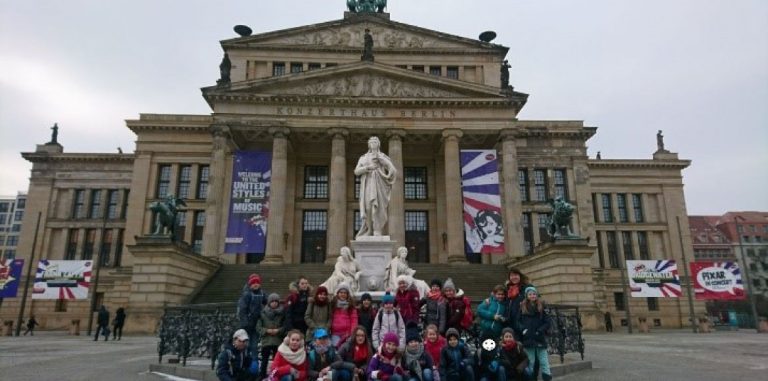 Berlin-Rallye mit Besuch der Schokoladenwerkstatt der 4c