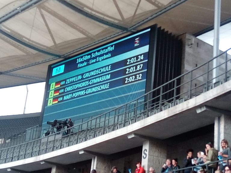 3. Platz beim ISTAF 2018
