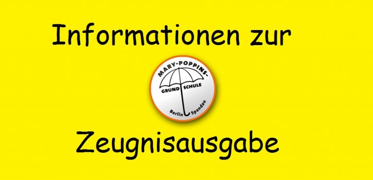 Zeugnisausgabe Januar 2021