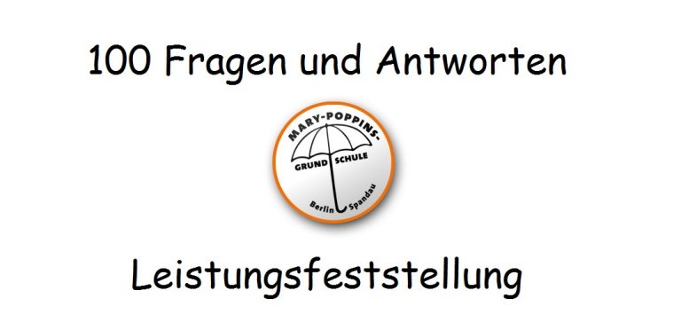 100 Fragen und Antworten zur Leistungsfeststellung