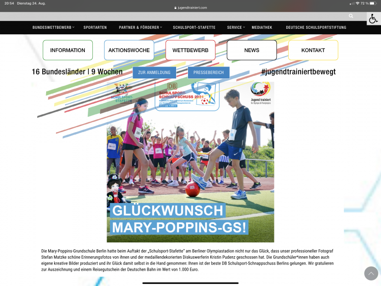 JtfO Schulsportstafette – Runletics – Wir haben gewonnen!