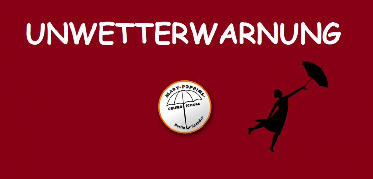 Aktuelle UNWETTERWARNUNG