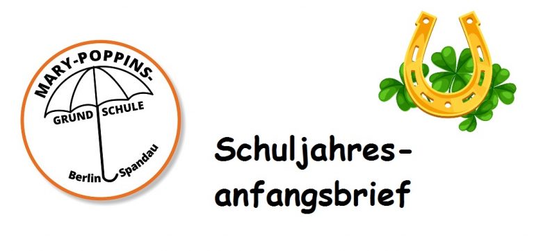 Schuljahresanfangsbrief