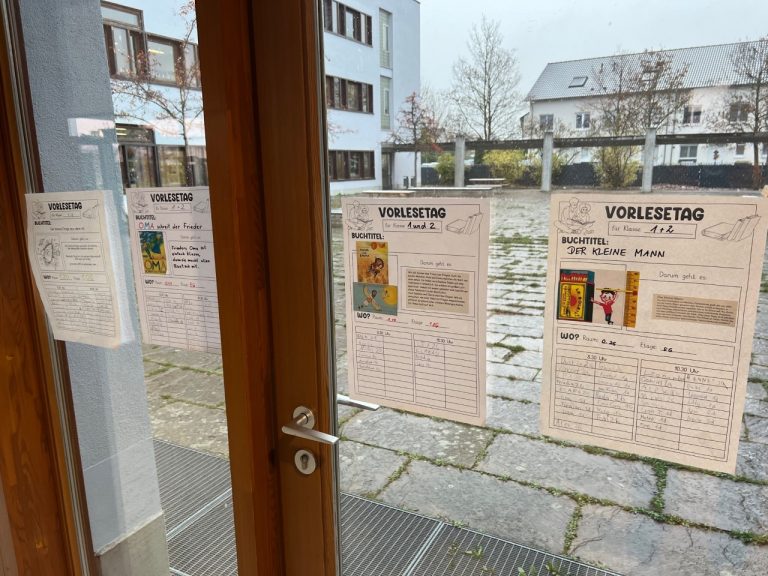 1. Vorlesetag unserer Schule