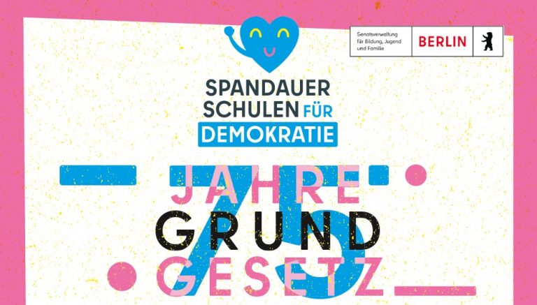 75 Jahre Grundgesetz – Spandauer Schulen für Demokratie