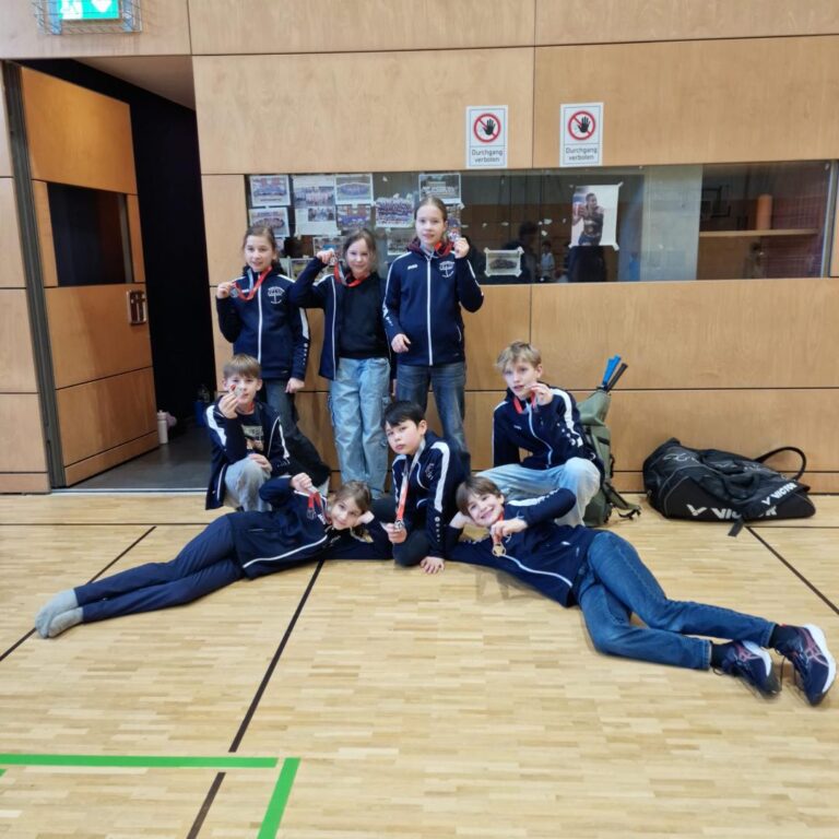 Die Marys beim Landesfinale Badminton